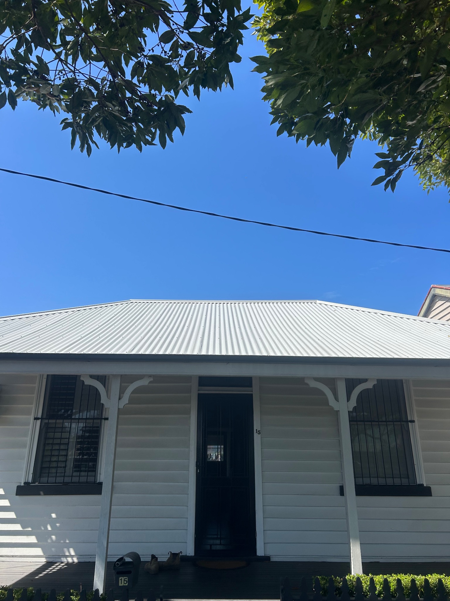 Recent roofing project